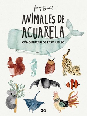 cover image of Animales de acuarela